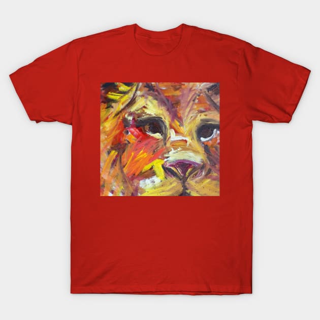 Lion T-Shirt by tanyazevallos